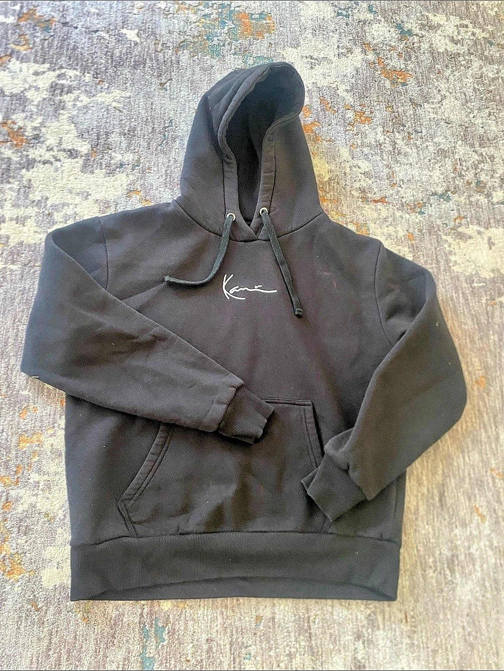 Ksubi Black Pullover Hoodie Size Small
